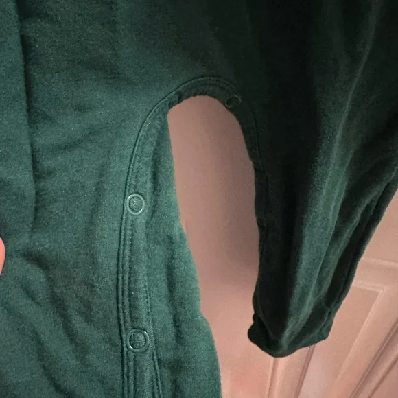 Green Little Sleepies One-Piece - Picture 3 of 4